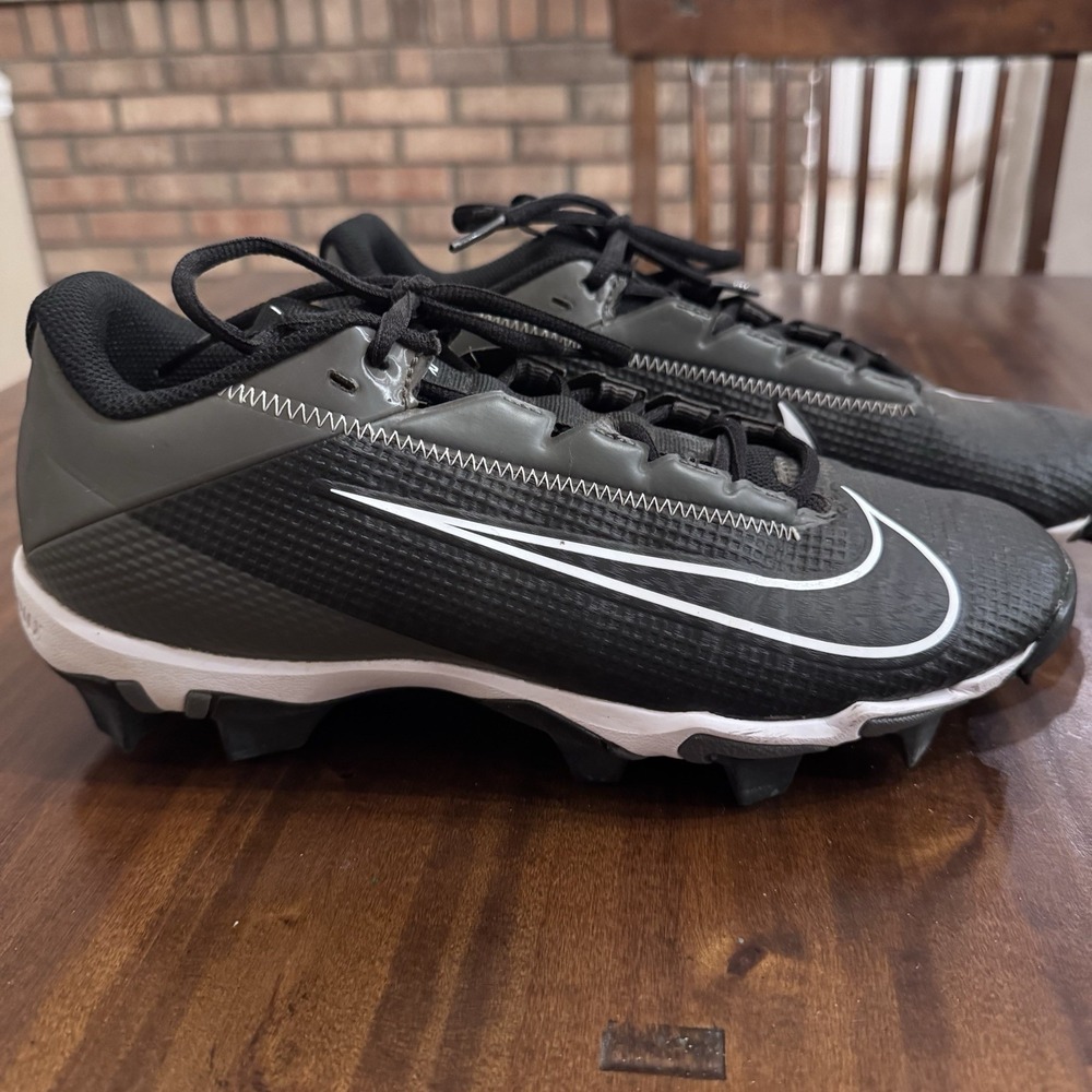 Nike Vapor Edge Shark 2 Men's Football Cleats Black/White Size 8